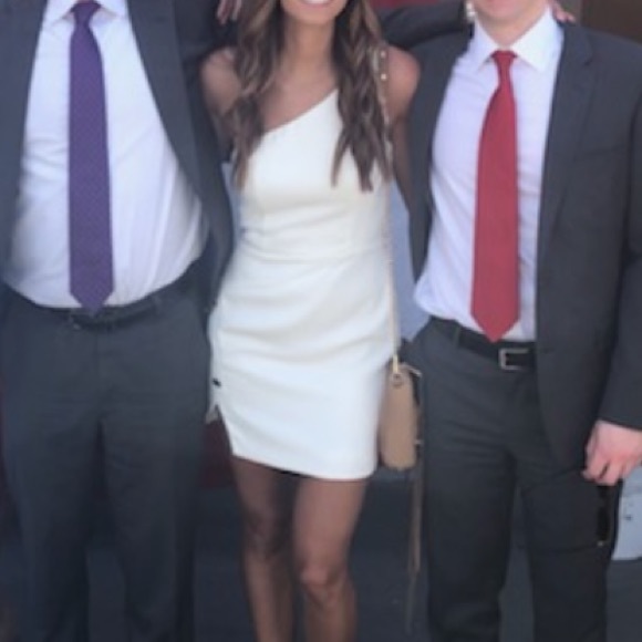 Aldon Mini Dress in Ivory NWOT - Picture 5 of 6